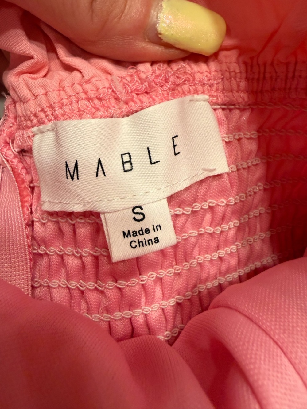 Mable Pink Romper Size M - Picture 2 of 4